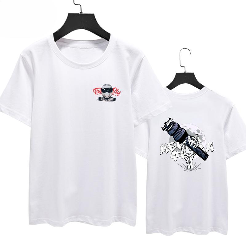 JDM Modified Car BC Twisted Teeth Shock Resistant WORK Wheels BRZ Racing Cotton Short Sleeve T-shirt 2025 Men Women T Shirt Tops