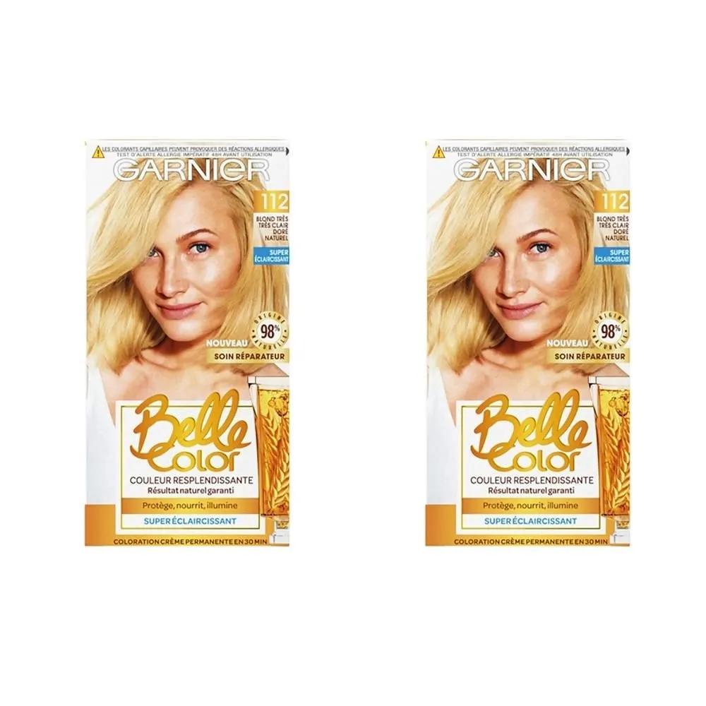 Garnier Belle Краска для волос 2 упаковки 1112 Очень-очень светлый золотисто-русый Garnier Belle Color Стойкая краска для волос