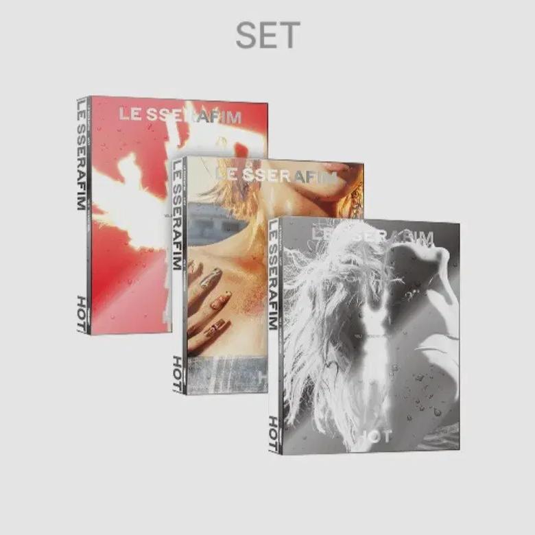 

Набор из 3-х частей Le Sserafim Sealed Hot Hot Album