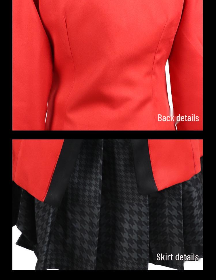 Anime Kakegurui Yumeko Jabami Girls School Uniform Cosplay Costume