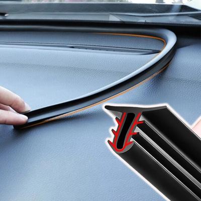160cm Car Dashboard Sealing Strip Interior Auto Leakproof Strips Noise Sound Insulation Rubber Trim Weatherstrip Car Accessories