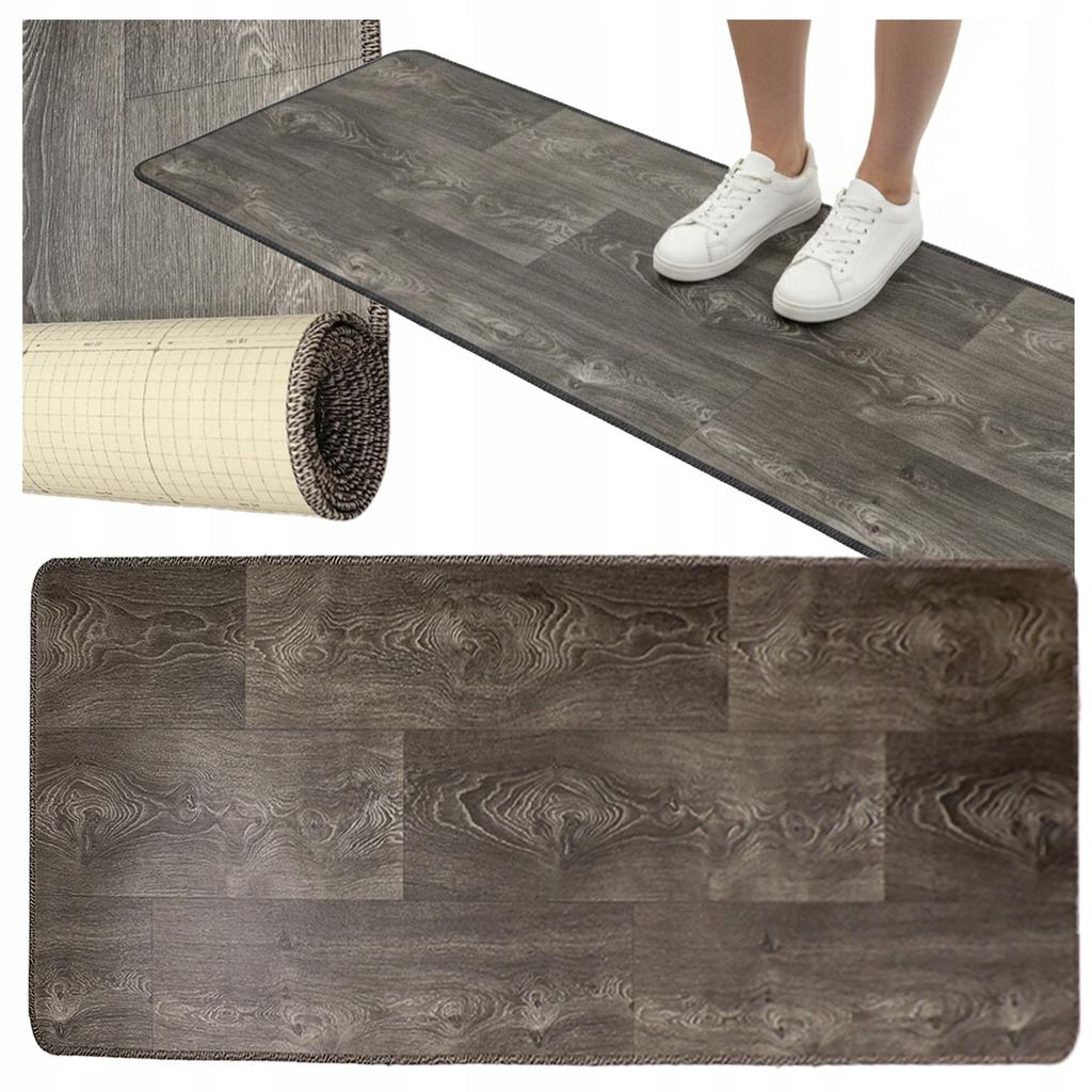 [5] Carpet for Home Kitchen PVC Kitchen Runner 80x250cm Allvo Corina D6926