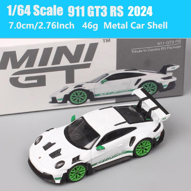 MiniGT 1/64 Scale Nissan Skyline GTR Racing Z Honda Civic Cadillac V 911 GT3 McLaren Datsun 510 Pickup Truck Car Model Toy