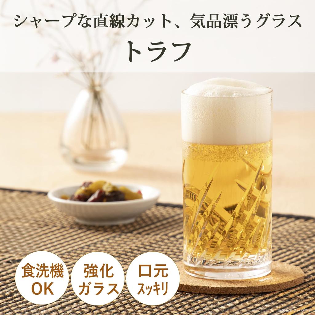 Toyo Sasaki Glass Tumbler Trough Made in Dishwasher Glass Glass, Tumbler, 185ml, Japan, Safe, Break-Resistant Cup, Glass, Tumbler, 06406HS-E101