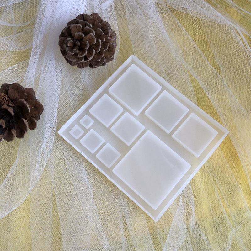 DIY Crystal Epoxy Resin 3D Square Multi-Specification Silicone Mold For Decorating Jewelry Making Accessories