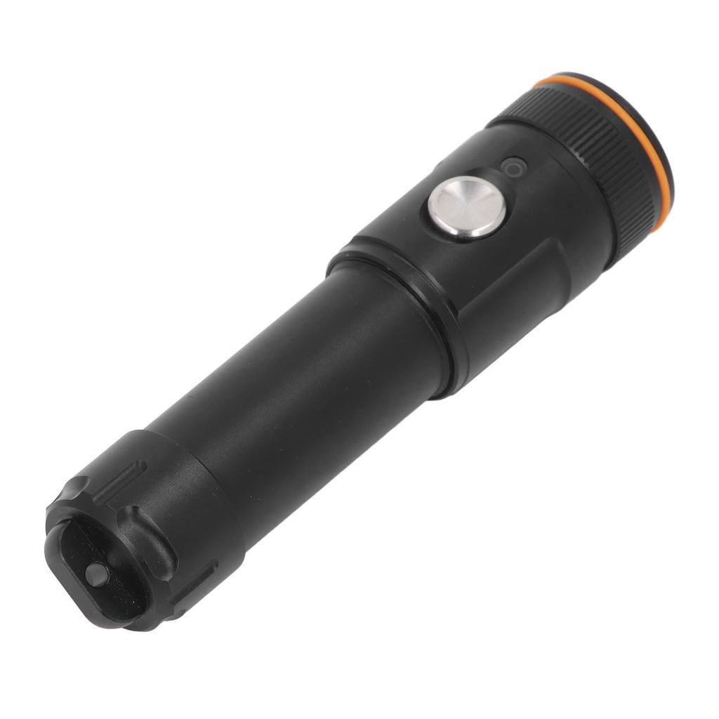 Dive Flashlight 5000LM 110m IP68 Water Resistant 6 Modes Super Bright Rechargeable Underwater Torch