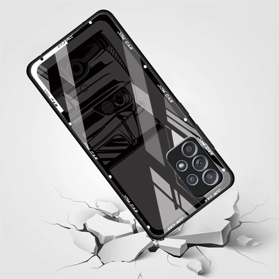 Japanese Drift Car Case for Samsung Galaxy A51 A52 A14 A30 A15 A50 A73 A34 A56 A35 A25 A36 A71 A13 A20 A21 A06 A12 A10 A16 A02