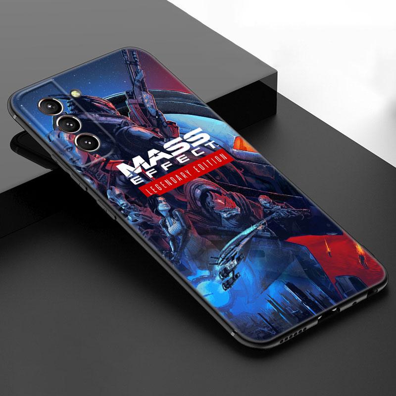 

N7 Mass Effect черный силиконовый чехол для телефона Samsung Galaxy S23 S21 S20 FE S24 S22 Ultra S10E S10 S9 S8 Plus Samsung S10E