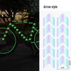 Colorful Reflective Wheel Stickers for Bikes and Motorcycles - Safety Fluorescent Strips