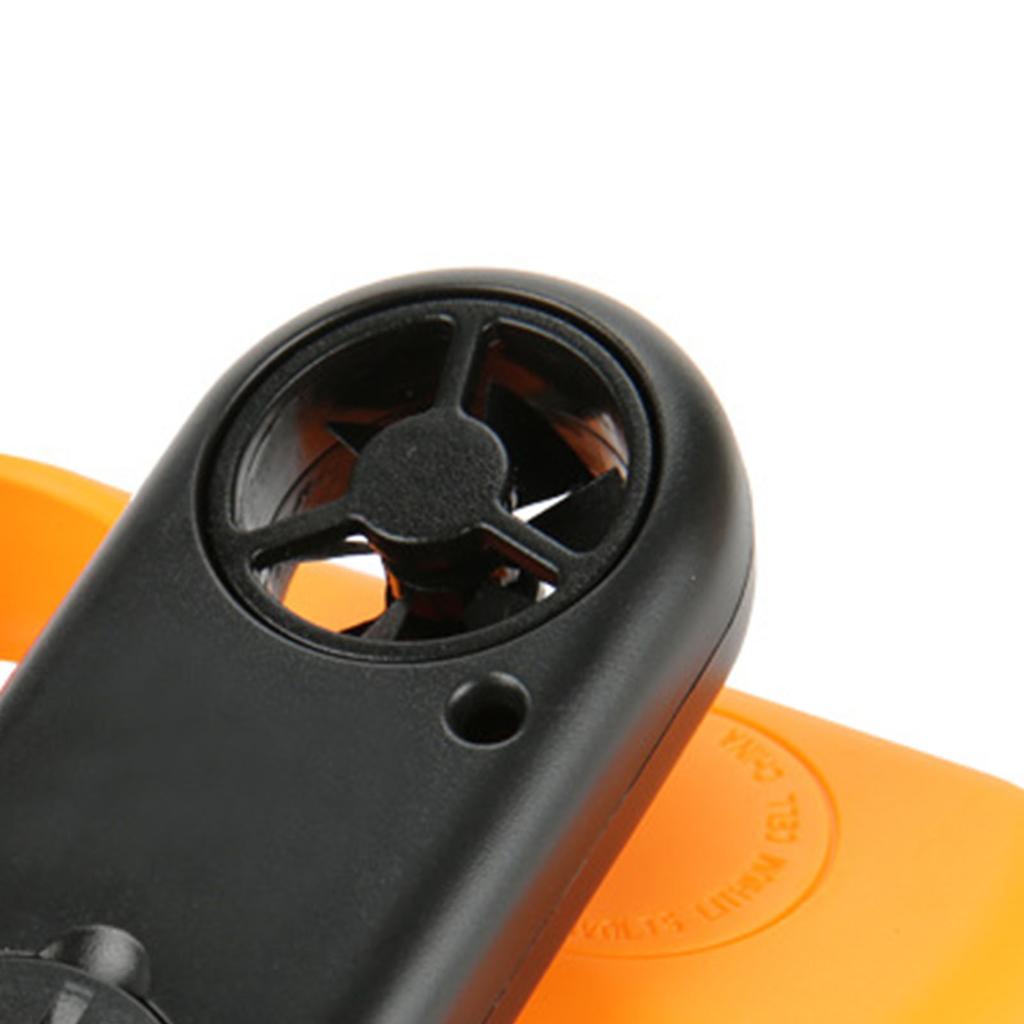 Digital Anemometer Thermometer LCD Display Handheld Wind Speed Temperature Meter 3V GM816