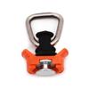 RV Boat Tie Down Anchor Single Stud Fitting L Track 1322LB Capacity with Stainless Steel Round Ring Hanging Hook Cargo Control