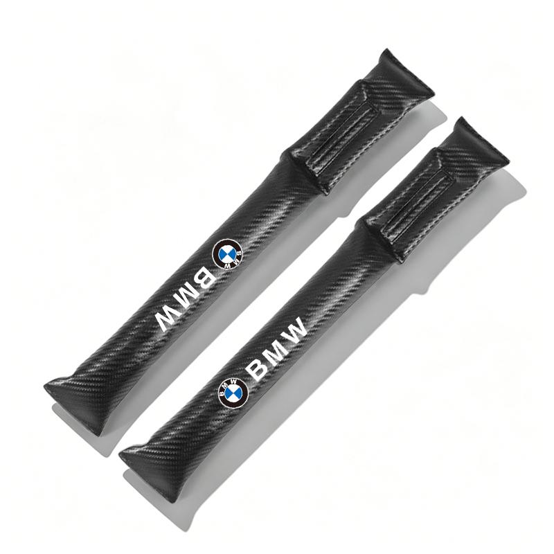 2Pcs Car Seat Gap Filler Strip Soft Pads Leather For BMW E46 E90 E60 F30 F10 E39 E36 F20 G20 G30 E92 E87 E91 X5 E70 F11 E30 F31 VM4