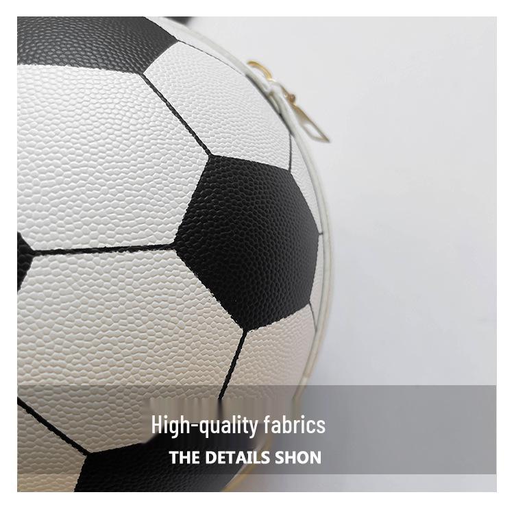 Women's Trendy Korean Style Basketball Crossbody Bag - Versatile, Hot Personality, Small Round Shoulder Bag