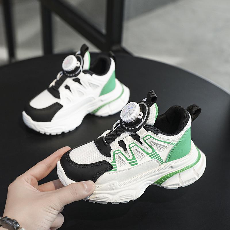 

Кроссовки для мальчиков 2025 весна новинка детская спортивная обувь для мальчиков среднего и старшего возраста нескользящие повседневные модные кроссовки одноклассники 37