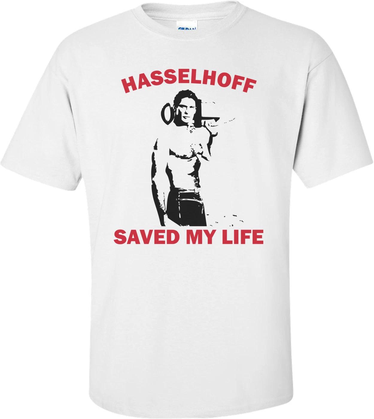 Hasselhoff Saved My Life T-shirt 2XL