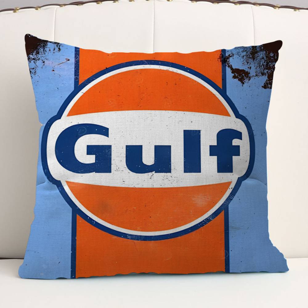 G-Gulf Racing-Luxury Pillow Cushion Cover Pillowcase Living Room Sofa Home Decor Customized