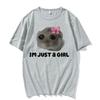 Funny Trendy Cute Sad Hamster Meme T Shirt Men Women Summer Fashion Vintage Tee Shirt Casual Oversized Breathable Top