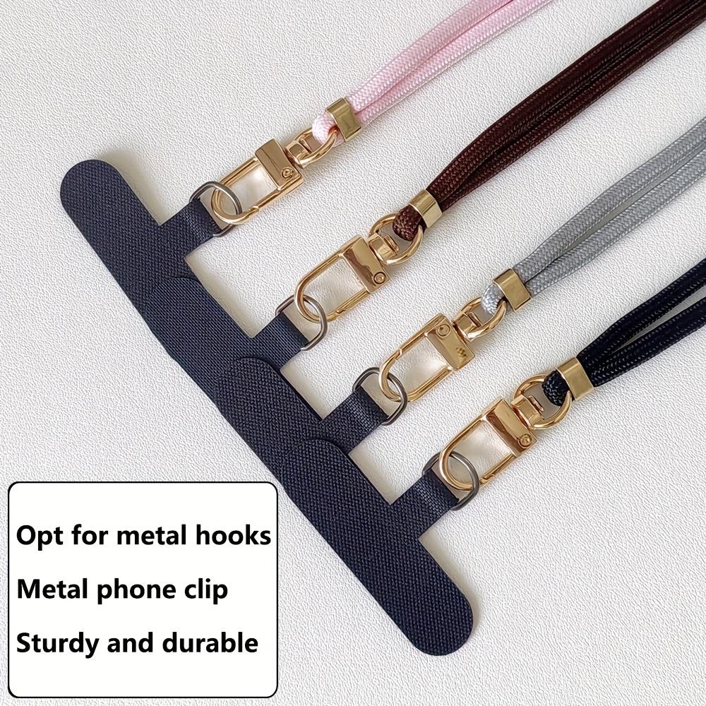 Adjustable Phone Lanyard, Anti-Drop Phone Strap for Travel, Long Adjustable Neck Strap, Functional Crossbody Phone Strap, Durable