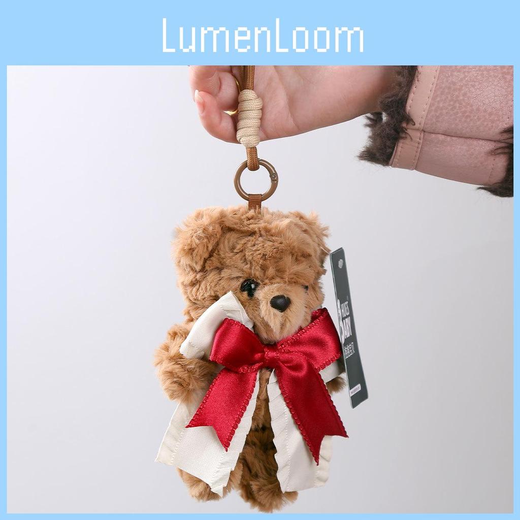 Cute Teddy Bear Ornament Plush Doll With Short Plush Material For Gift Giving