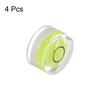 uxcell Round Bubble Level, 13x7mm, Mini Circular Bullseye Level for Leveling Cameras, Tripods, Telescopes, Workshop Turntables, and Picture Frames, Li