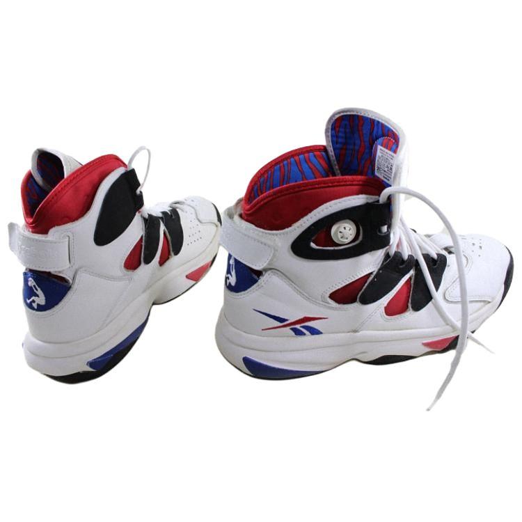 Reebok Shaq Attaq 4 Comfortable High Top Vintage Basketball Shoes Unisex White M45380