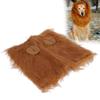 Pies Lwia Grzywa Jasnobrązowa Nakrycie Głowy dla Zwierzęcia Kostium Peruka Narzędzie Dekoracyjne dla Psa Występującego Cosplay