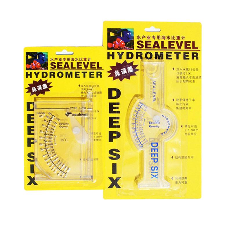 Aquarium PVC Brine Hydrometer Concentration Meter Salinity Meter Sea Hydrometer Supply Fish Tank