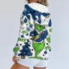 Women's Fashion Jacket Casual Printed Long-sleeved Hooded Cardigan Sweatshirts