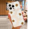 Large Flower Anti-Fall Transparent Case for iPhone 14/15/16/17 Pro Max