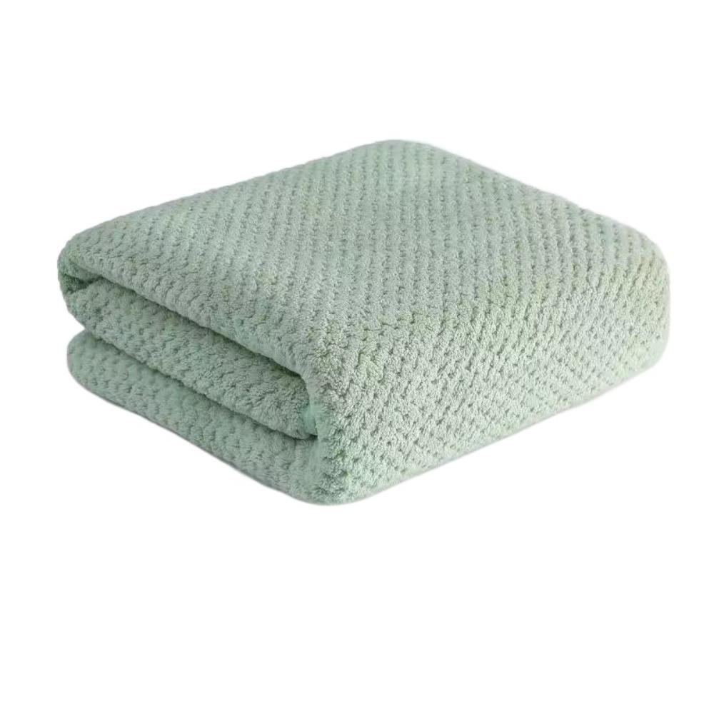 Absorbent Coral Fleece Bath Towel Microfiber Pool Towel Practical Beach Towel  Bathroom