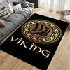 Viking Ship Pattern Rug with Celtic Design Suitable for use as an anti-slip game mat for living room and bedroom sofas
