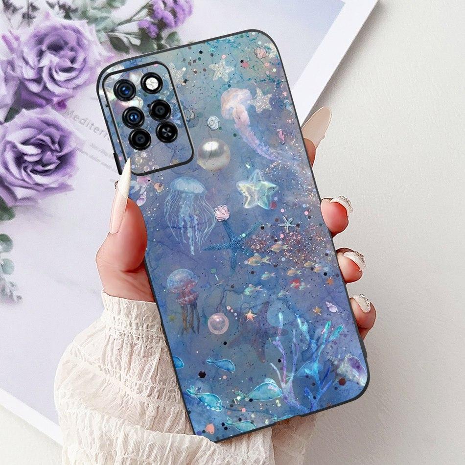 For Infinix Note 10 Pro Note10 Elegant Butterfly Cat Printed Phone Case For Infinix Note 10 10Pro NFC Black Silicone Soft Cases