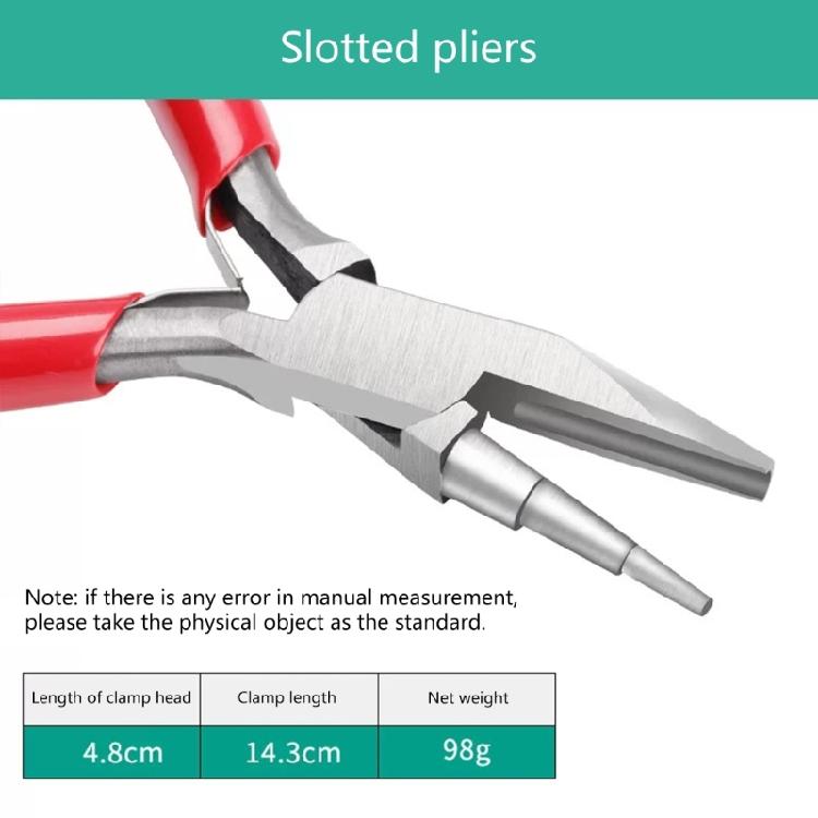 Steel Wire Bending Tools Precision Plier Round Concave Pliers for Jewelry Making
