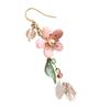 Elegant Petal Leaf Earrings Stylish Ear Hooks Featuring Natural Beauty Design for Fashionable Women in Resin Material