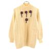 PINK HOUSE Wool Long Sleeve Sweater Yellow Knit Women Used