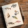 50PCS Marine Organism Stickers Harajuku Creative Skateboard Paper Phone Luggage Waterproof Computer Gifts Paper Chambre