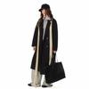 GOLFCROSS Unisex Simple British Style Oversized Trench Coat