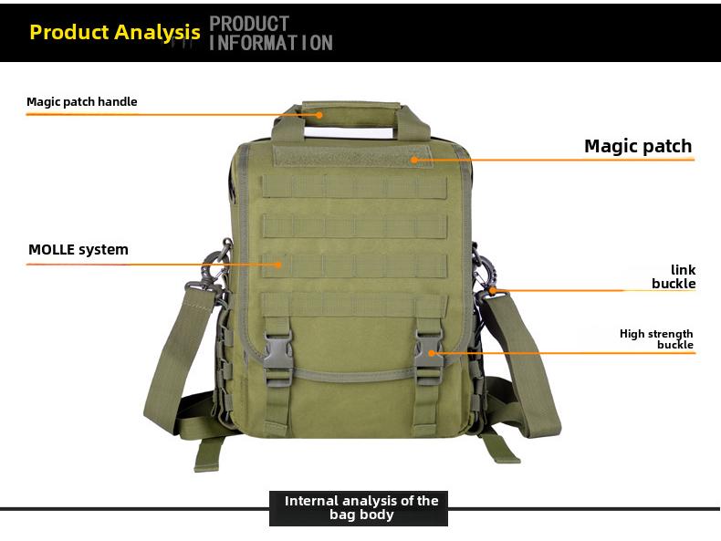 Men's Camouflage Tactical One-Shoulder Bag: Outdoor Sports Backpack for Tablets and Leisure Travel