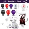 20.24 Million Halloween Balloon Chain Arch Set Halloween Blood Handprint Balloon Decoration Ghost Party Balloon Supplies