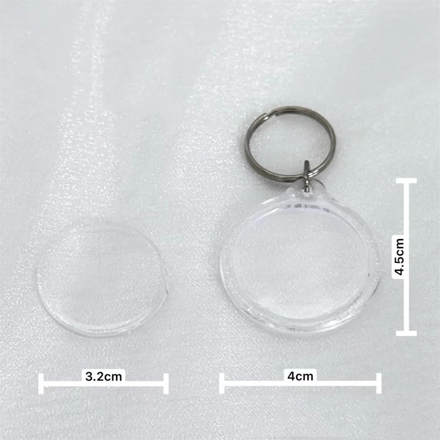 

1 шт. INS простая прозрачная акриловая 1-дюймовая фоторамка корейский Kpop Idol 1-дюймовая фотокарточка защитный дисплей брелок сумка подвеска