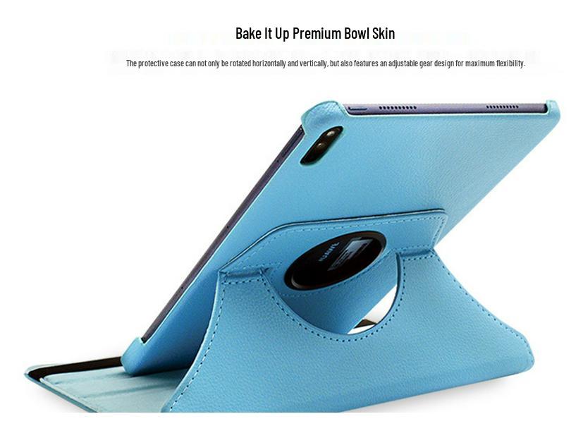 Honor Tablet V6/MatePad Pro Rotating Leather Case - Fits 10.4"/10.8" Models BAH3MRX-W09