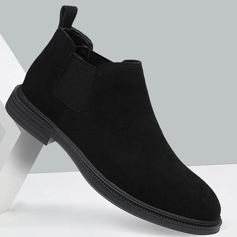 Office Men's Genuine Leather Shoes Classic Mens Oxford Shoes 2024 Comfortable Durable Slip-on Male Casual Shoes Chaussures Homme