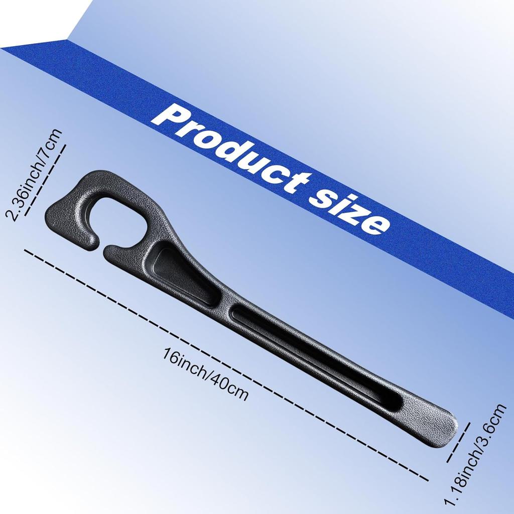 Elastic Car Seat Gap Filler Organizer (2-Pack) - Universal Fit For Car SUV Truck, Black Leather Texture, Prevents Items From Falling Between Seats,