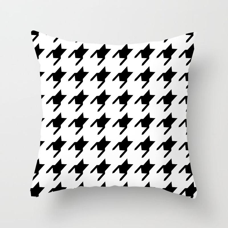 

Скандинавский Оранжевый Узор Наволочка для Подушки у Кровати Современная Простая Повседневная Поясничная Наволочка для Головы 45*45cm