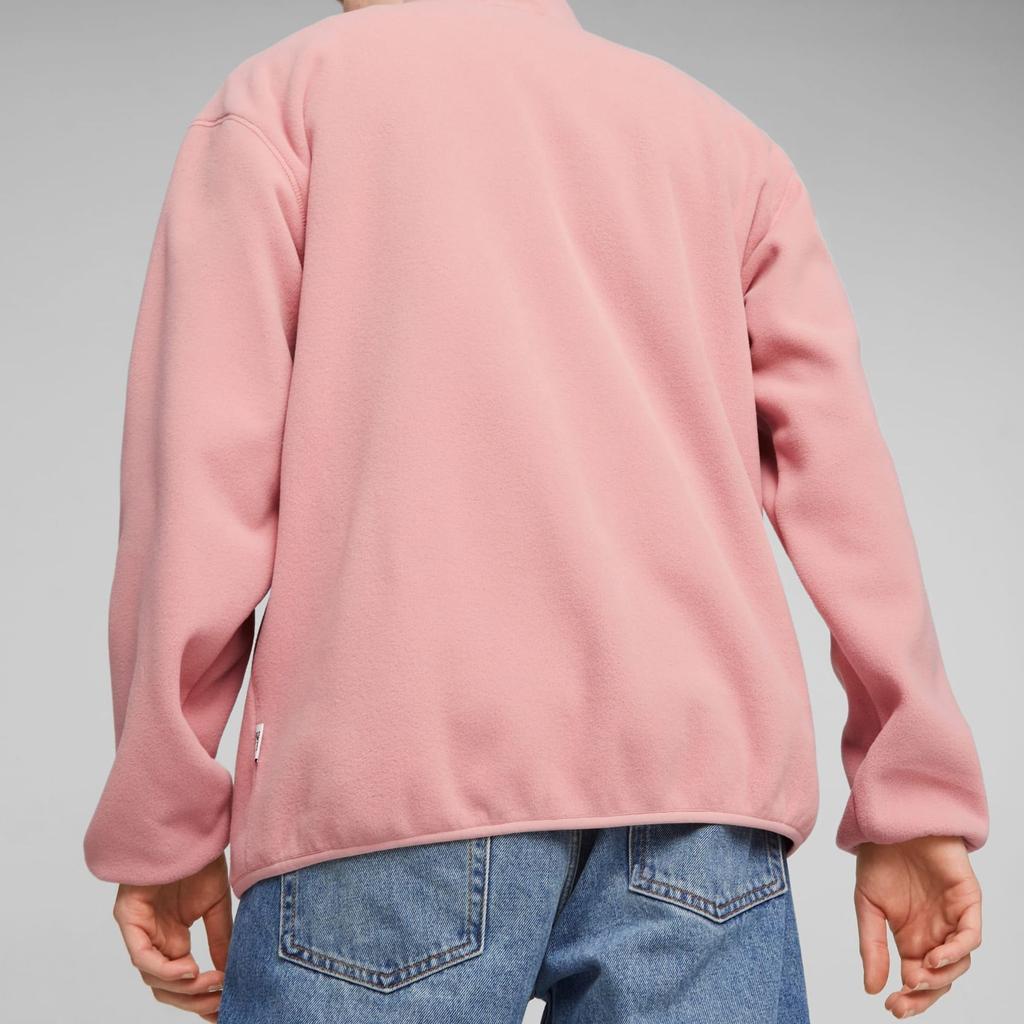PUMA MMQ Polar Fleece Pullover Sweater Unisex Tops Pink 620820-23