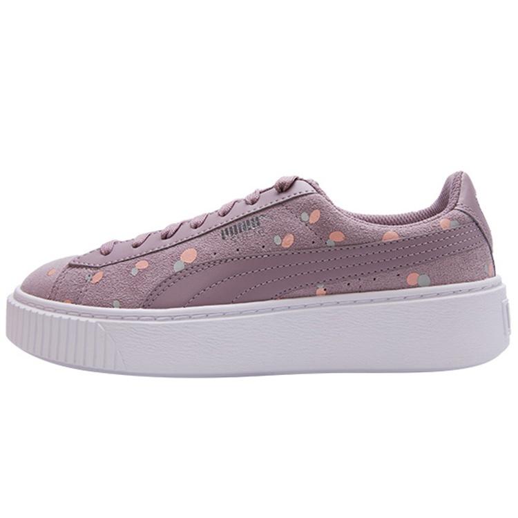 PUMA Sneakers Suede Platform Dots Jr Purple Kids 368991-01 EU 39