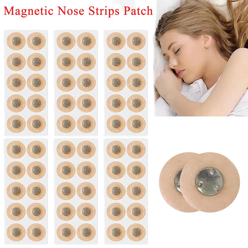 10/30/60/120Pcs Nose Breathing Patches Magnetic Suction Iron Nasal Strips Increase Air Improve Sleep Quality Reduce Snoring