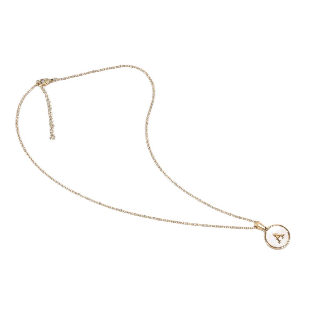 Alphabet Necklace Set 18K Stainless Steel Pendant Necklace Earrings Studs Fashion Jewelry