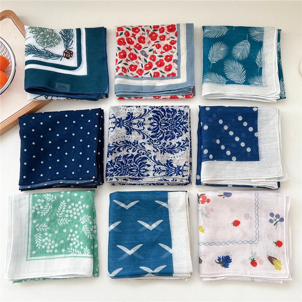 58*58cm Hair Scarf Square Scarf Hairscarf Headscarf Handkerchief Bandanas Turban Shawl Wrap Headband Hairband