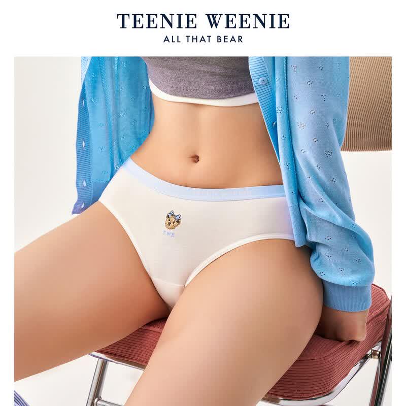 Teenie Weenie Women's Mid-Waist Cotton Briefs